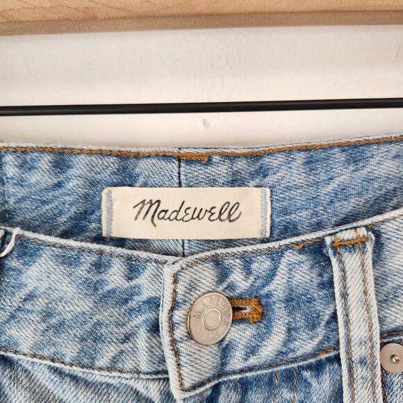 Madewell Curvy Perfect Vintage Jeans Light Wash Straight Relaxed Women's 24 - Picture 6 of 9